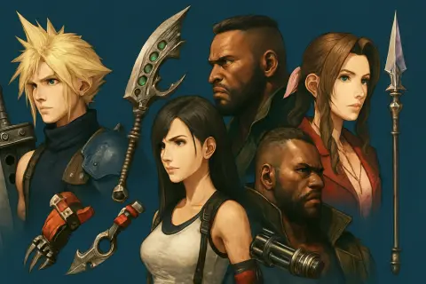 Final Fantasy VII Remake: лучшее оружие для героев