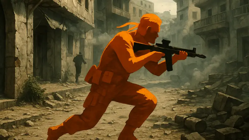 Геймплей Metal Gear Solid 4: Guns of the Patriots, демонстрирующий Снейка в действии