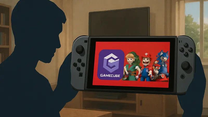 Обложка приложения Nintendo Switch Online GameCube на консоли Switch.