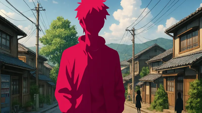Тизер-постер аниме Jimoto Saikou! от студии MAPPA с логотипом Netflix.