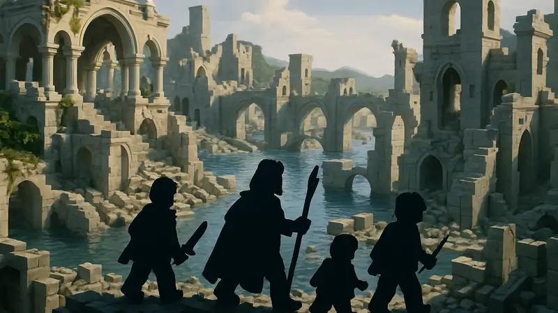 Кастомная сборка LEGO Осгилиата, созданная на базе набора Ривенделла