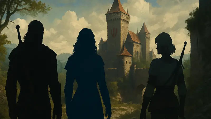 Геральт, Йеннифэр и Цири в The Witcher 3: Wild Hunt, переосмысление персонажей при повторном прохождении.