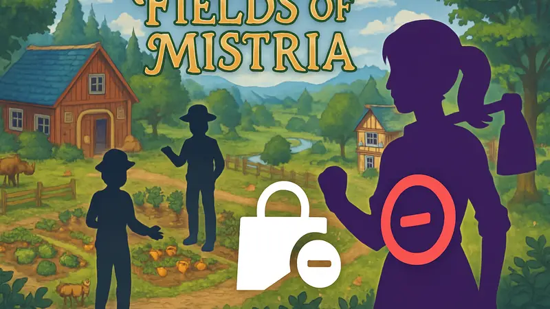 Обложка игры Fields of Mistria, фермерский симулятор, скидка Steam, Stardew Valley