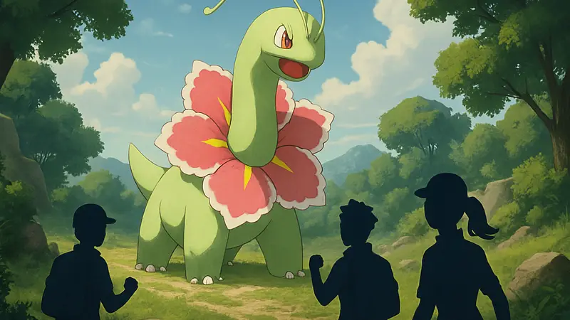 Мега Меганиум из Pokemon Champions, стратегия битвы, гайд покемонов