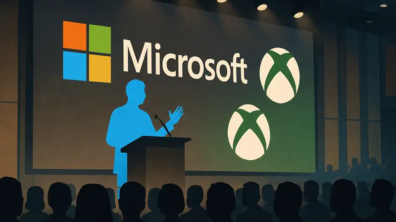 Представитель Microsoft выступает на GDC 2026, обсуждая будущее Xbox и выход новых игр.