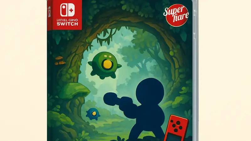 Обложка физического издания Minishoot' Adventures для Nintendo Switch 2 от Super Rare Games.