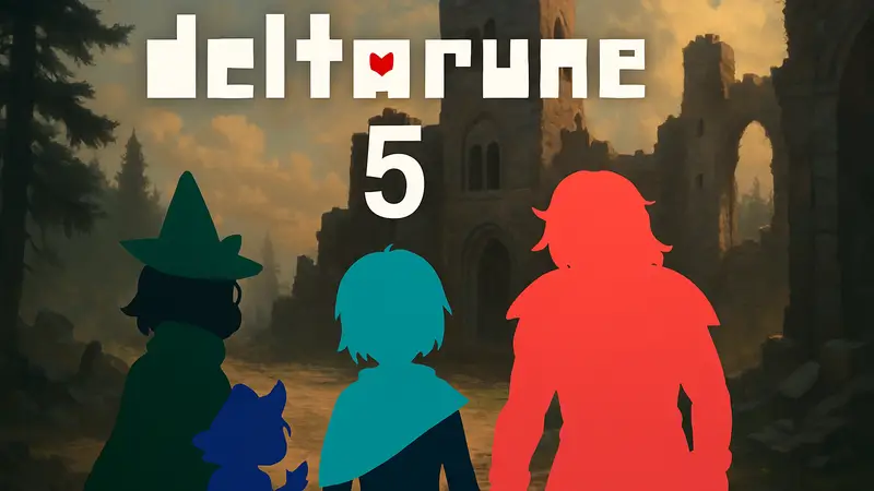 Дата выхода Deltarune Chapter 5, логотип игры и персонажи Тоби Фокса