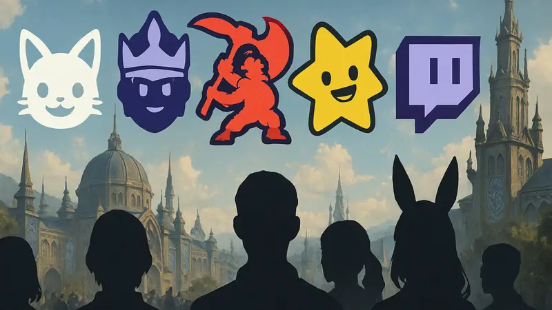 Шесть уникальных значков для чата Twitch, связанных с FFXIV Fan Fest 2026