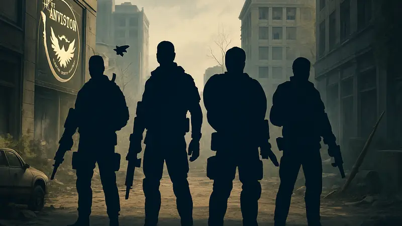 Изображение персонажей The Division Resurgence, представляющих разные специализации.