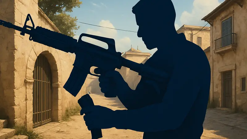 Игрок Counter-Strike 2 перезаряжает оружие, демонстрируя новую механику потери патронов