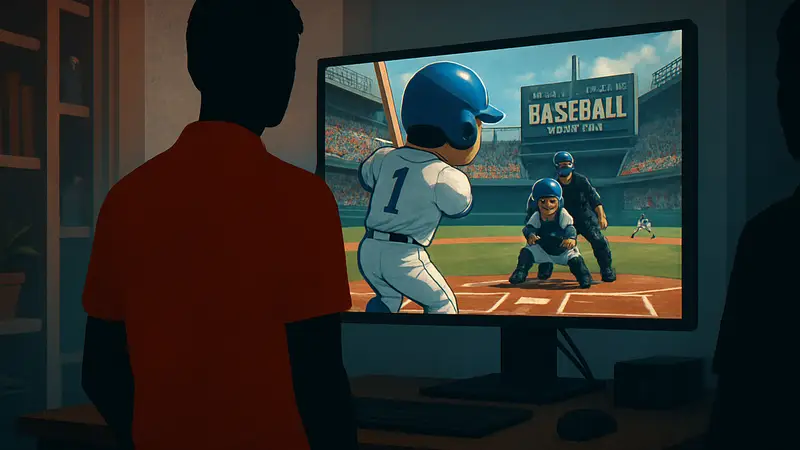 Скриншот из игры Konami 2026 года eBaseball Pro Spirit, демонстрирующий популярность в Steam.