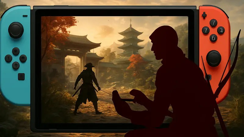 Геймплей Assassin's Creed Shadows с улучшенной графикой на Nintendo Switch 2.