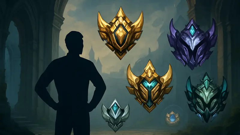 Рейтинговая система League of Legends, ранги LoL, MMR, иконки лиг.