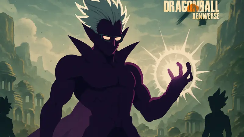 Изображение главного злодея Фу в ультимативной форме из игры Dragon Ball Xenoverse 2