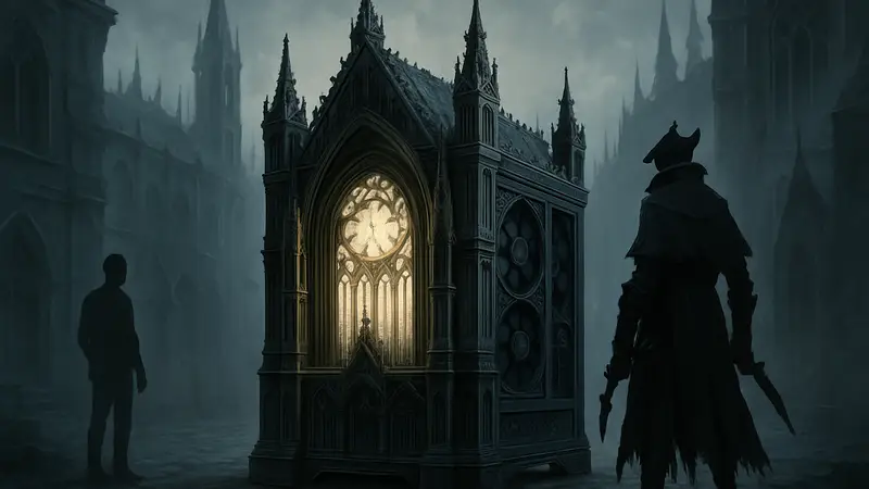 Кастомный ПК-корпус в виде готического собора, вдохновлённого Bloodborne.