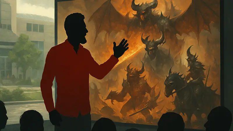 Джо Манганьелло анонсирует новую мрачную вселенную D&D "Death Saves Blood War" на GenCon 2026