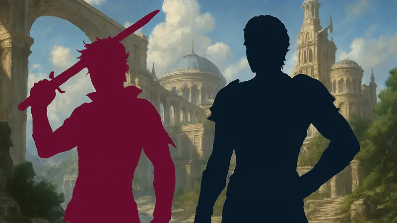 Фирион из Final Fantasy II и Бальтазар из Final Fantasy XII, персонажи Dissidia Duellum Final Fantasy.