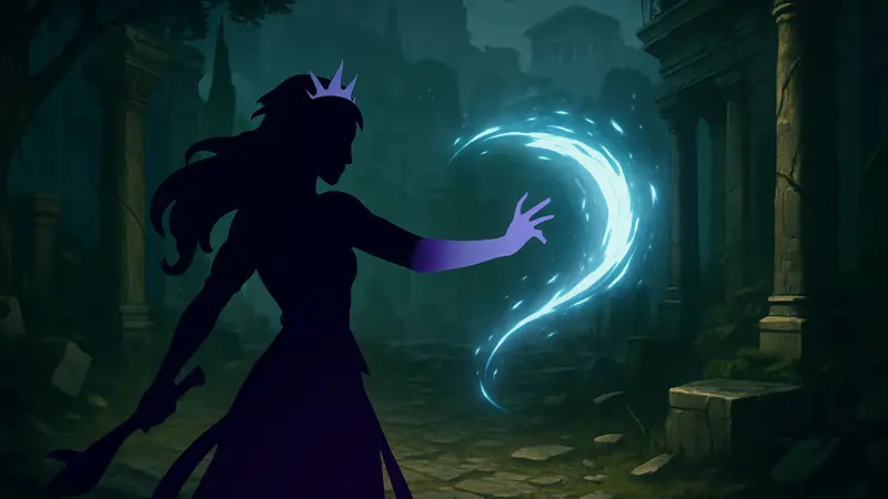 Главная героиня Hades 2 Мелиноя использует магию