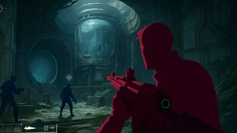 Игровой процесс Marathon, демонстрирующий интерфейс пользователя и элементы рейда