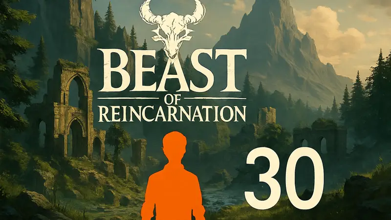 Логотип игры Beast of Reincarnation, скриншот из игры, дата предзагрузки.