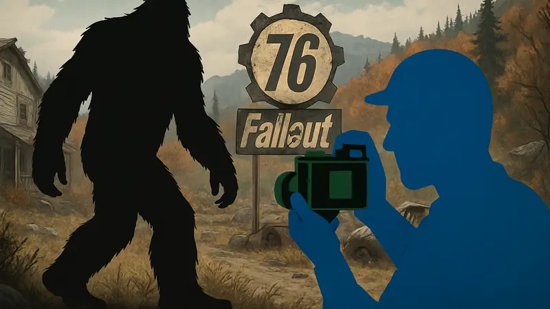 Бигфут в 24 сезоне Fallout 76 с новой функцией камеры для игроков.