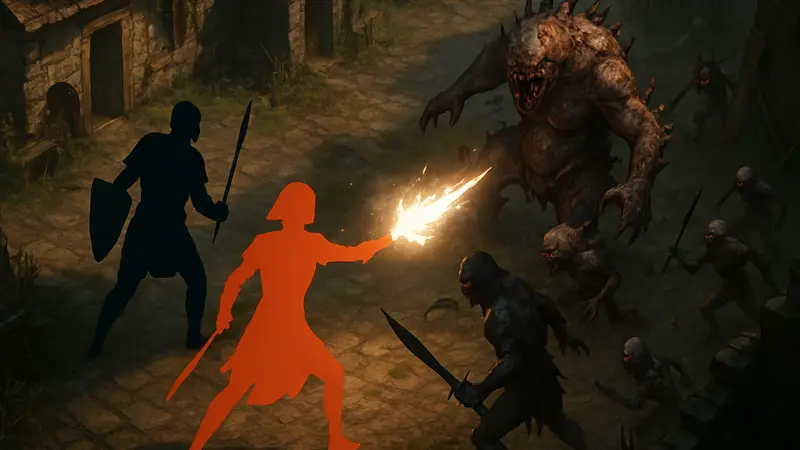 Игровой процесс Path of Exile 2, демонстрирующий элементы ARPG