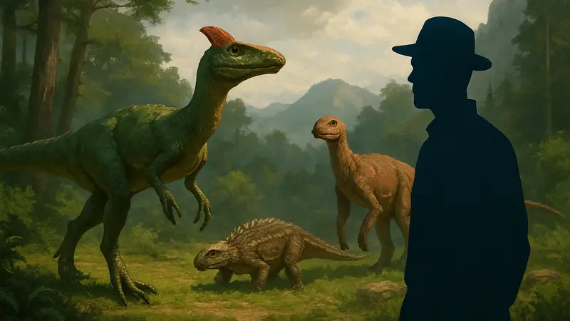 Концепт-арт динозавров Триасового периода для франшизы "Парк Юрского периода"