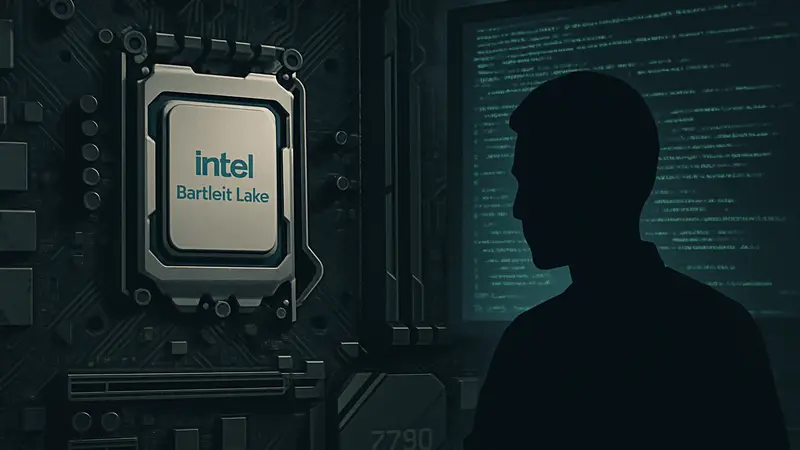 Процессор Intel Bartlett Lake на материнской плате Z790, сгенерированный код BIOS