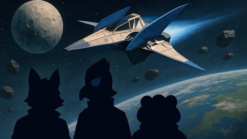 Скриншот из игры Star Fox 64, космический корабль, персонажи Nintendo