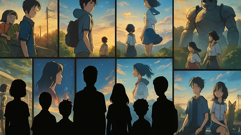 Подборка из 10 лучших аниме-фильмов, не принадлежащих Studio Ghibli, обложки культовых аниме-лент.