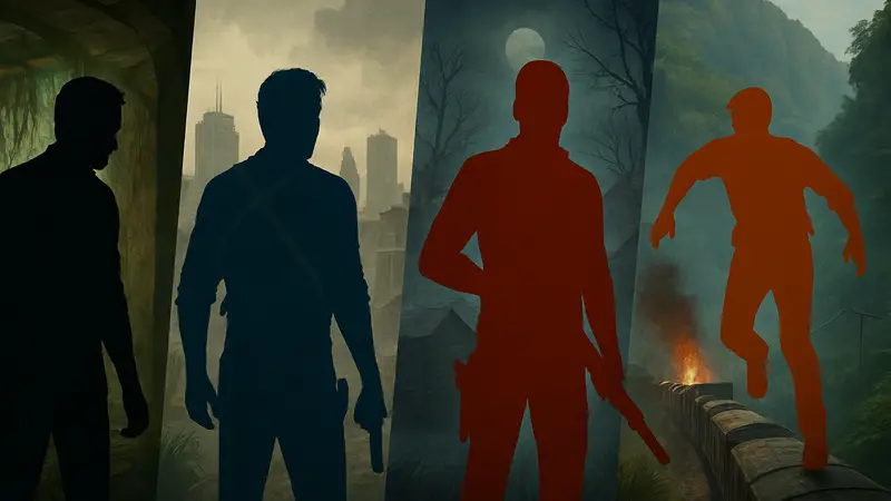 Изображение обложек лучших экшен-триллеров из игр