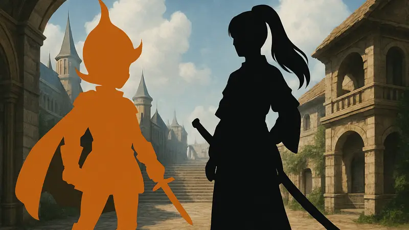 Изображение Лукового Рыцаря из FFIII и Ирохи из FFXI