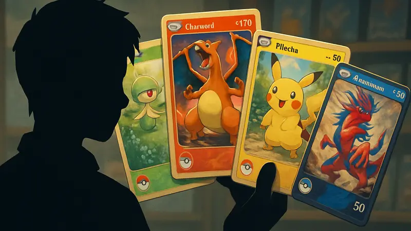 Изображение нескольких популярных карт из Pokemon TCG Pocket, демонстрирующих разнообразие коллекции