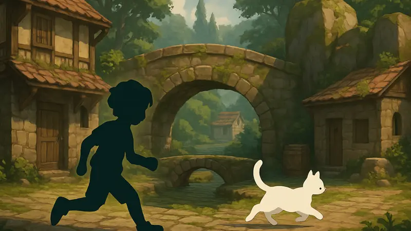 Мобильная игра Wish Upon A Cat, скриншот, геймплей с котом