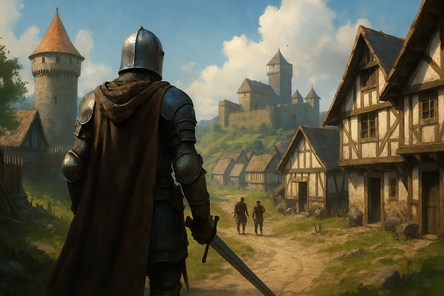 Скриншот из игры Knight's Path, демонстрирующий средневековую атмосферу, вызывающую споры.