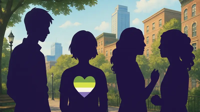 Графический стиль персонажей из Ace & Aro: Heart to Heart, асексуального дейтинг-сима