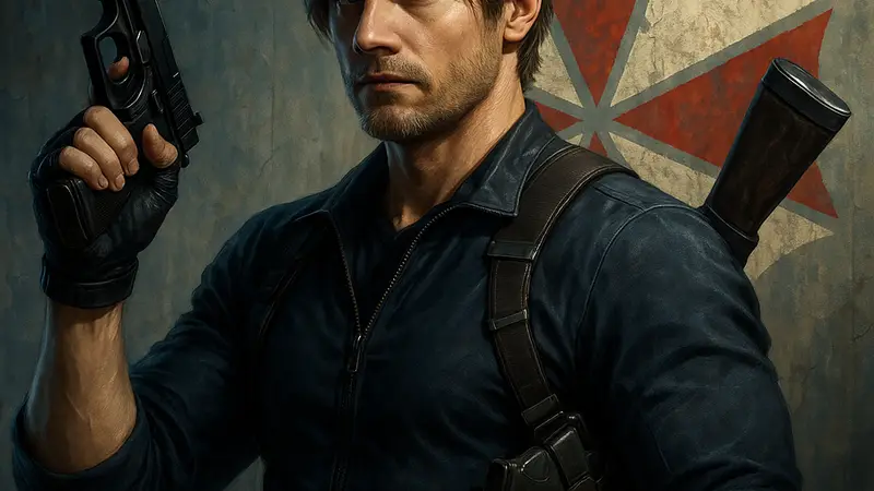 Изображение Леона С. Кеннеди из Resident Evil Requiem, демонстрирующее его новый, более зрелый облик