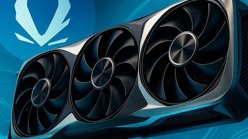 Видеокарта Zotac GeForce RTX 5090 на фоне логотипа компании, демонстрирующая современные технологии.