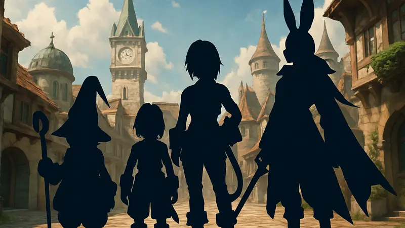Фанарт персонажей Final Fantasy IX в современном стиле, с намёком на ремейк