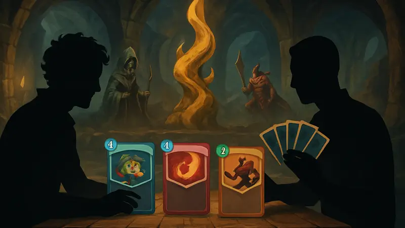 Игроки в Slay the Spire 2 используют карты в кооперативном режиме.