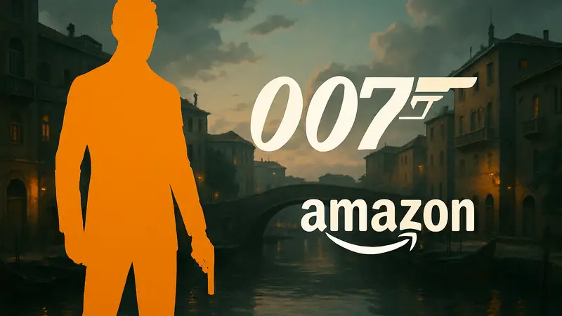 Арт из игры про Джеймса Бонда 007 First Light, логотип Amazon Games