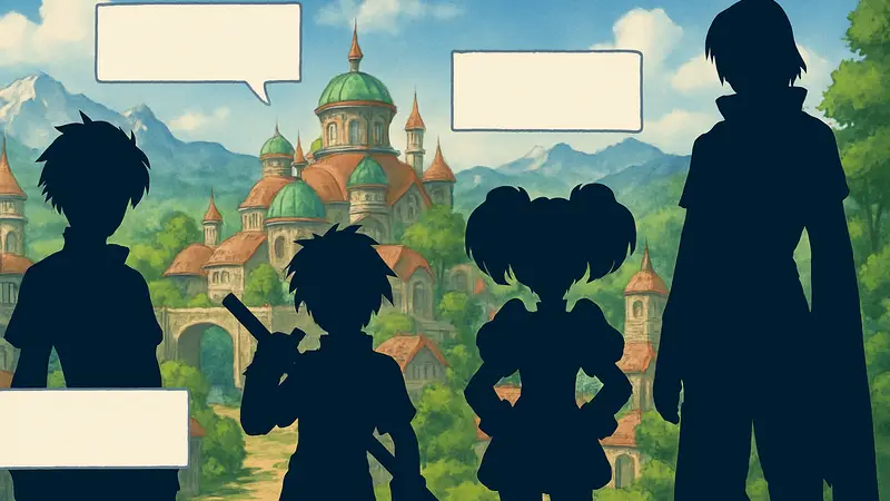 Арт-изображения персонажей Tales of Eternia Remastered с цитатами