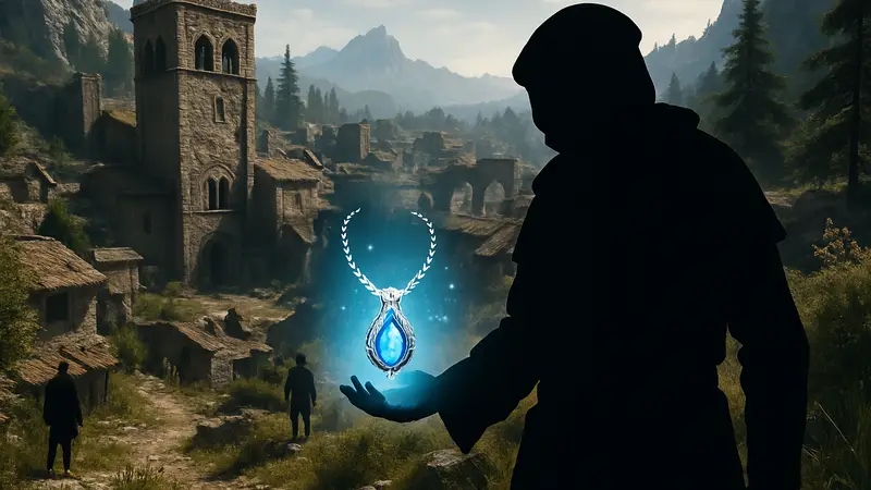 Скриншот из игры Crimson Desert с ожерельем Таривиан