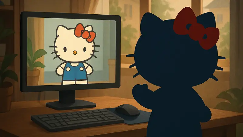 Хелло Китти на тизере DLC для Desktop Mate, Санрио маскот, новости игр