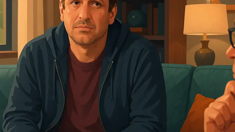 Кадр из сериала «Терапия» (Shrinking) 2 сезон с Джейсоном Сигелом