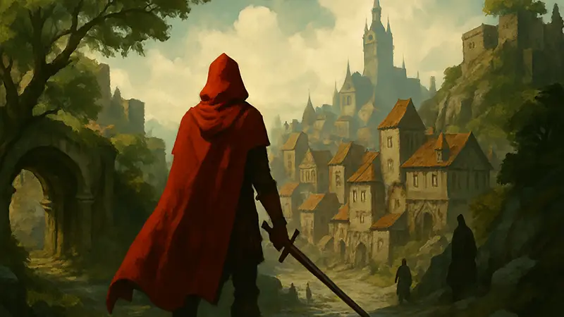 Обложка игры Esoteric Ebb, вдохновлённой Disco Elysium, фэнтези-RPG