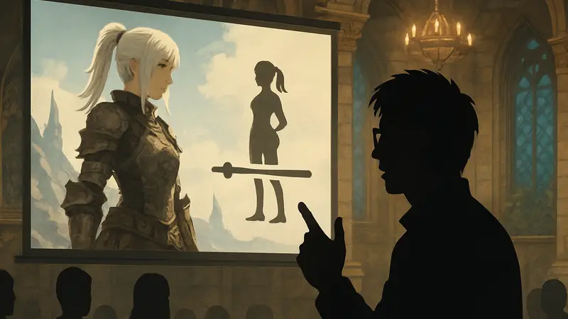 Наоки Ёсида, директор Final Fantasy XIV, обсуждает добавление ползунка настройки ягодиц в игре.