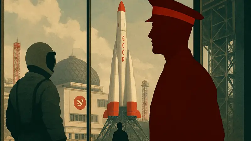 Промо-арт спин-оффа Star City по сериалу For All Mankind с советской тематикой