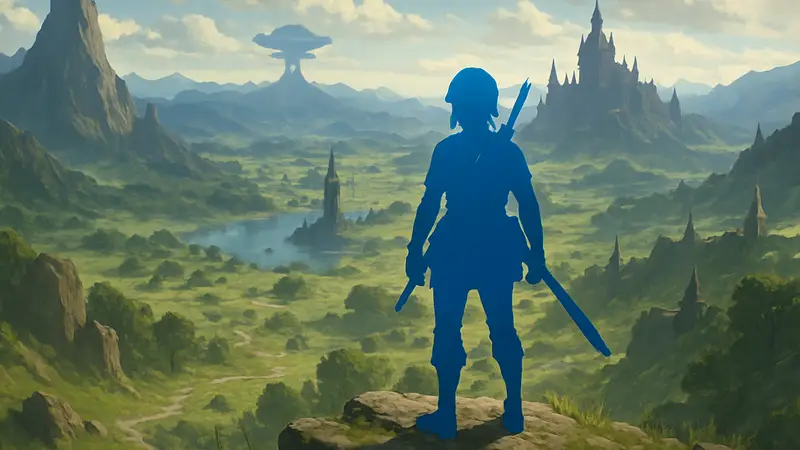 Обложка одной из популярных игр с открытым миром, демонстрирующая масштабность игрового мира и свободу действий.