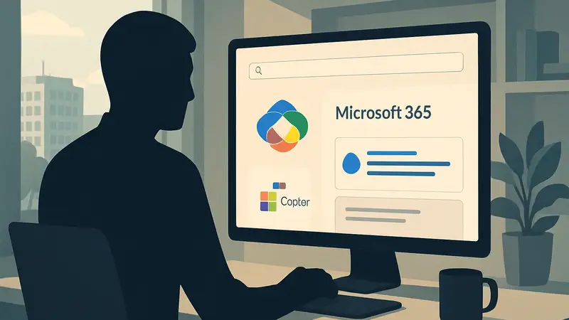 Новый дизайн интерфейса Microsoft 365 Copilot с акцентом на скорость и читаемость.